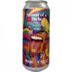 Jabalina Saison of a Biche - blend PH1 saison y Mango Biche gose - colab Juguetes - Mefisto Beer Point