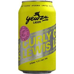 Curly Lewis Yewzu Lager 375ml  Barrel & Batch - Barrel & Batch