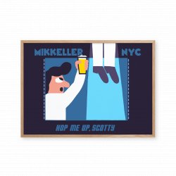 Mikkeller Prints Hop me up scotty rev - Mikkeller Prints