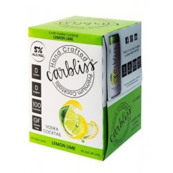 CARBLISS LEMON LIME VODKA SELTZER 12)z 4PK CANS - Schaefer’s