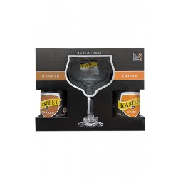 Pack Kasteel DonkerTripel 4 Cervezas + Copa - Cervezas del Mundo