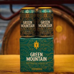 Thornbridge Green Mountain 4 Can Pack, 4.3% Hazy Session IPA - Thornbridge Brewery