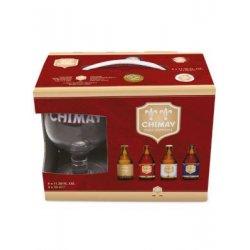 CHIMAY W GLASS GIFT PACK 11oz 4PK BOTTLES WGLASS - Schaefer’s