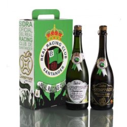 Sidra oficial del Real Racing Club de Santander  Estuche 2 botellas - Somarroza