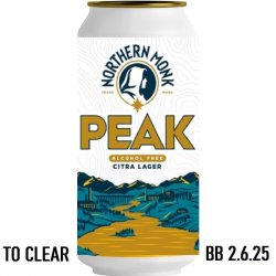 Northern Monk PEAK // ALCOHOL-FREE CITRA LAGER