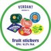 Verdant Fruit Stickers (Keg) 