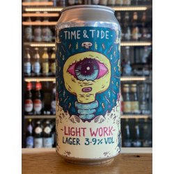 Time & Tide  Light Work  Unfiltered Lager - Clapton Craft