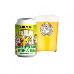 Uiltje Brewing Three Letter Word With A Tea Kombucha Ipa 33Cl 6% - The Crú - The Beer Club