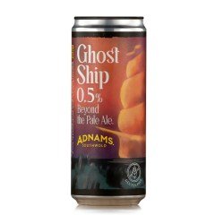 ADNAMS – GHOST SHIP 0.5% PALE ALE CANS 330ml - The Alcohol Free Co