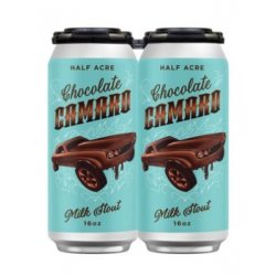 HALF ACRE CHOCOLATE CAMARO MILK STOUT  16oz 4PK CANS - Schaefer’s