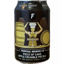 Frontaal Brewing Co Frontaal Piece Of Cake Apple Crumble Pie BA 330ml - Bierwinkelier