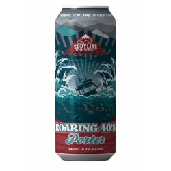 Eddyline Roaring 40's Porter 440mL - The Hamilton Beer & Wine Co