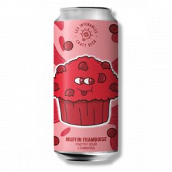 Les Intenables Muffin Framboise - Pastry Sour Framboise - 44cl - Les Intenables - Craft Beer