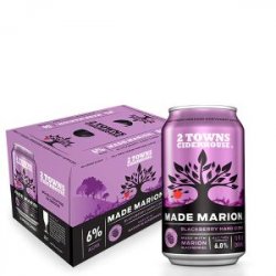 2 Towns Ciderhouse Made Marion 12oz can-6pk - Bine & Vine