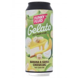 Funky Fluid Gelato: Banana & Guava Cheesecake