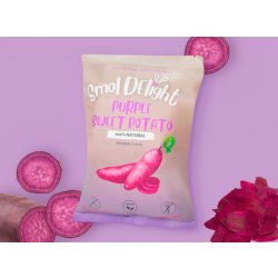 Smol Delights Purple Sweet Potato Crunch 100% Natural Veggie Snack - Thirsty