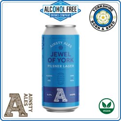 Ainsty Ales Jewel of York  Pilsner Lager - The Alcohol Free Drinks Company