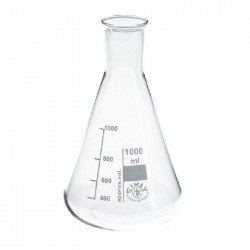 Matraz Erlenmeyer (1000 ml) - La Cabaña del Cervecero