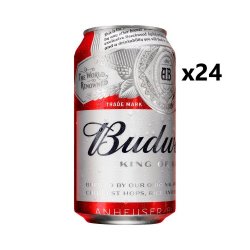 Budweiser lata 33CL Caja 24 uds - Comprar online - Campoluz Enoteca