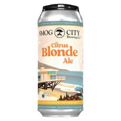 Smog City Citrus Blonde 473ml - The Beer Cellar