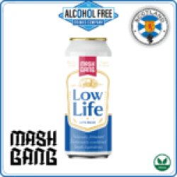 Mash Gang Low Life  American Lite Lager - The Alcohol Free Drinks Company