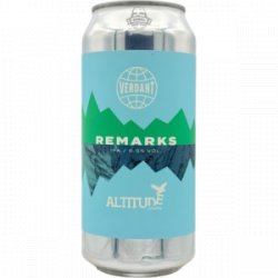 Verdant Brewing Co. – Remarks (Travellers Series) - Rebel Beer Cans