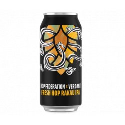 Hop Federation x Verdant Fresh Hop Rakau IPA 440ml - The Beer Cellar