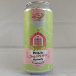 Vault City Brewing Rhubarb Drizzleberry Cupcake