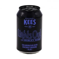 Brouwerij Kees collab Blackout Brewing - Lights Out - Bierloods22