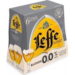 Leffe BiÃre blonde 0,0Â° 6 x 25 cl (pack de 6) - Selfdrinks