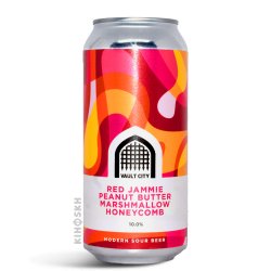 Vault City Brewing. Red Jammie Peanut Butter Marshmallow Honeycomb Sour - Kihoskh