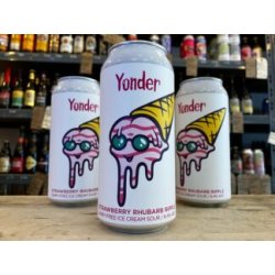 Yonder  Strawberry Rhubarb Ripple  Ice Cream Sour - Wee Beer Shop