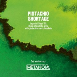 Metanoia Brewing Pistachio Shortage