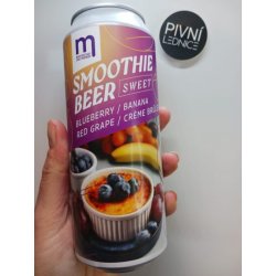 Maryensztadt Smoothie Beer  Blueberry Banana Red Grape Creme Brulee 4,2% 0,5l - Pivní lednice