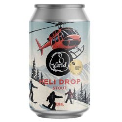 8 Wired Heli Drop Stout 330ml - The Beer Cellar