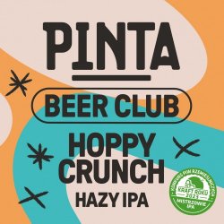 PINTA Beer Club 3: Hoppy Crunch Hazy IPA 500ml - Funky Fluid