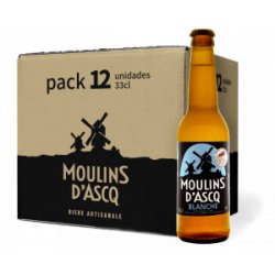 Pack 12 Cervezas Blanche Moulins d’Ascq 33cl - BIOrigin - Biorigin