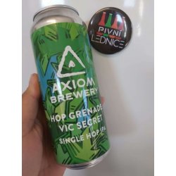 Axiom Hop Grenade Vic Secret 15°6,2% 0,5l - Pivní lednice