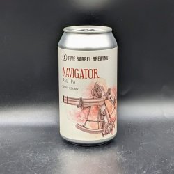 Five Barrel Navigator Red IPA Can Sgl - Saccharomyces Beer Cafe