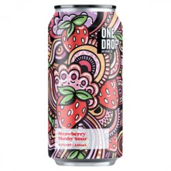 One Drop Brewing Co. Strawberry Imperial Slushy Sour - Beer Force