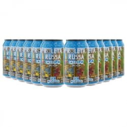 Pack 12 s Roleta Russa Easy Ipa S Glúten e S Álcool 350ml - CervejaBox