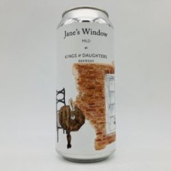 Kings & Daughters Jane’s Window Pale Mild Can - Bottleworks