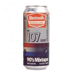 Península 90’s Mixtape - 3er Tiempo Tienda de Cervezas