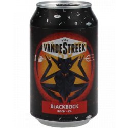 Vandestreek Blackbock Blik - Drankgigant.nl