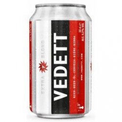 Vedett 5,2% (24 x 33cl Canettes) - Big Bag Delivery