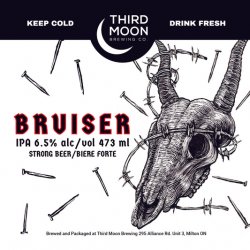 Hazy IPA - 4-pk of Bruiser 473mL cans - Third Moon Brewing