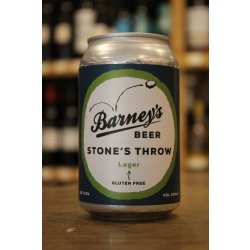 BARNEYS STONE’S THROW LAGER (GLUTEN FREE) - Otherworld Brewing ( antigua duplicada)