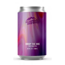Ruapehu Brewing Drop The Mic - WCIPA 330mL - The Hamilton Beer & Wine Co