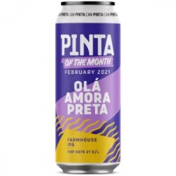 PINTA OLA AMORA PRETA HAZY IPA - Sklep Impuls