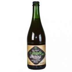 Thiriez Triple Bio 75 cl – Bière Blonde Artisanale des Flandres - Bières du Nord